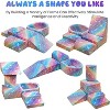 Hooseng Kids Couch, 5-in 1 Modular Sectional Toddler Playing Sofa, Multi-Combination Glow-in-The-Dark Climbing Blocks Toys - 4 of 4
