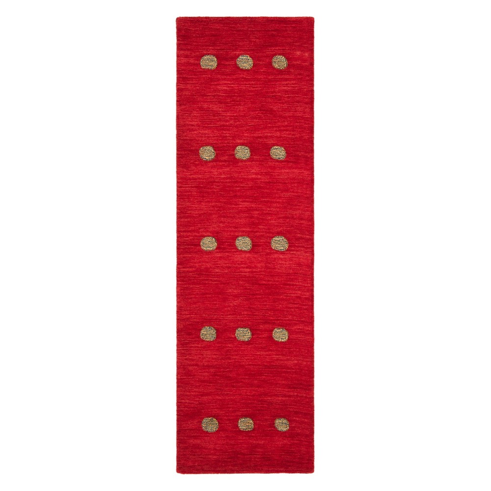  Runner Polka Dots Loomed Red