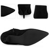 Perphy Women's Elegant Pointed Toe Side Zip Stiletto Heels Ankle Booties - 4 of 4