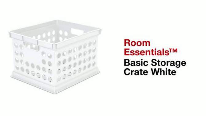 Storage Crate White - Room Essentials&#8482;, 2 of 5, play video