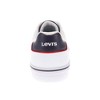Levi's Mens Deacon Synthetic Leather Casual Lace Up Sneaker Shoe, White/Cement/Navy, Size 8 - 3 of 4