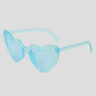 Anna-Kaci Active Women's Vibrant Heart-Shaped Fashion Sunglasses UV400 Protection