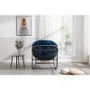 LOVMOR Outdoor Patio Rocking Chair with Padded Cushion, Oversized Papasan Chair, Rattan Wicker Egg Chairs Rocker for Front Porch Living Room Bedroom - 4 of 4
