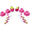 JuzToys 18pcs Tea Party Set for Kids – Pretend Tea Set Toys Include Teapot, Cups, and Kitchen Utensils for Kids Pretend Play - 2 of 3