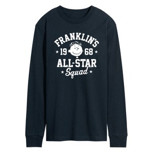 Men's - Peanuts - Franklins All Star Squad Long Sleeve Graphic T-Shirt - 1 of 4