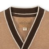Hope & Henry Boys'  Tipped Cardigan with Elbow Patches, Kids - 2 of 3