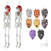 Yescom 2Pcs Pirate Life Size Skeleton Poseable 5.4Ft with Fall Dog Bandana for Halloween Decorations 2025 Orange - 2 of 4