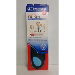 Powerstep 1005-01C SIZE C Protech Full Length Orthotics M6 W8 (1 Pair) - 1 of 4