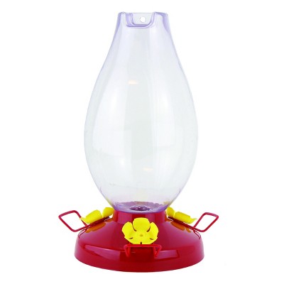 Perky-Pet Plastic Nectar Hummingbird Feeder - Clear (33 Oz)