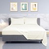 PiccoCasa 110gsm 1 Flat Sheet 1 Fitted Sheet and 2 Pillowcases Bed Sheet Set 4 Pcs - 2 of 4