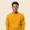Dalix Ghost Embroidered Crewneck Long Sleeve Sweatshirt Fleece Men - 3 of 4