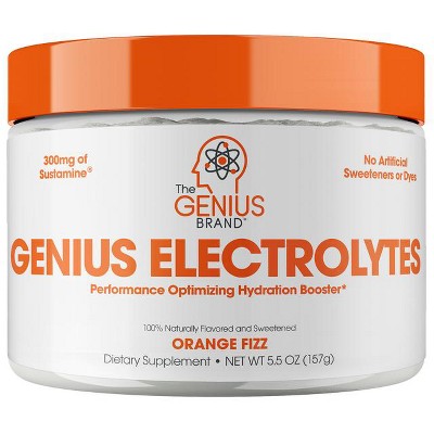 Genius Electrolytes Hydration Powder (Orange Fizz) - The Genius Brand