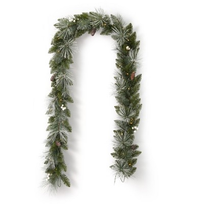 Christmas Glistening Mountain Pine Garland