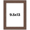 PosterPalooza | 9.5x13 Wide Barnwood Picture Frame, UV Acrylic, 6 Finishes - Grey, Brown, White, and Black - 2 of 4