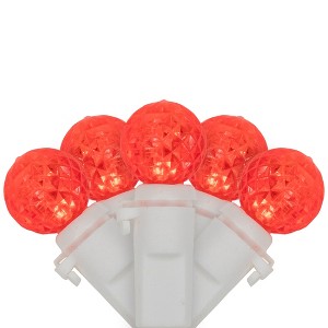Northlight LED G12 Berry Christmas Lights - Red - 16' White Wire -50 ct - 1 of 4