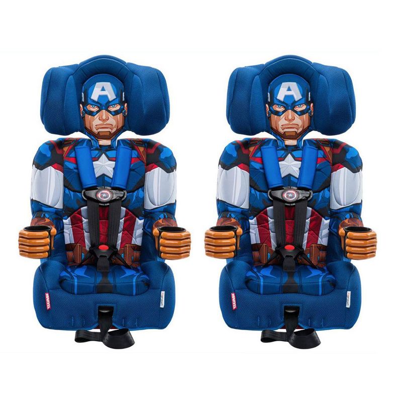 KidsEmbrace Marvel Avengers Captain America Combination Booster Seat (2 Pack), 1 of 7