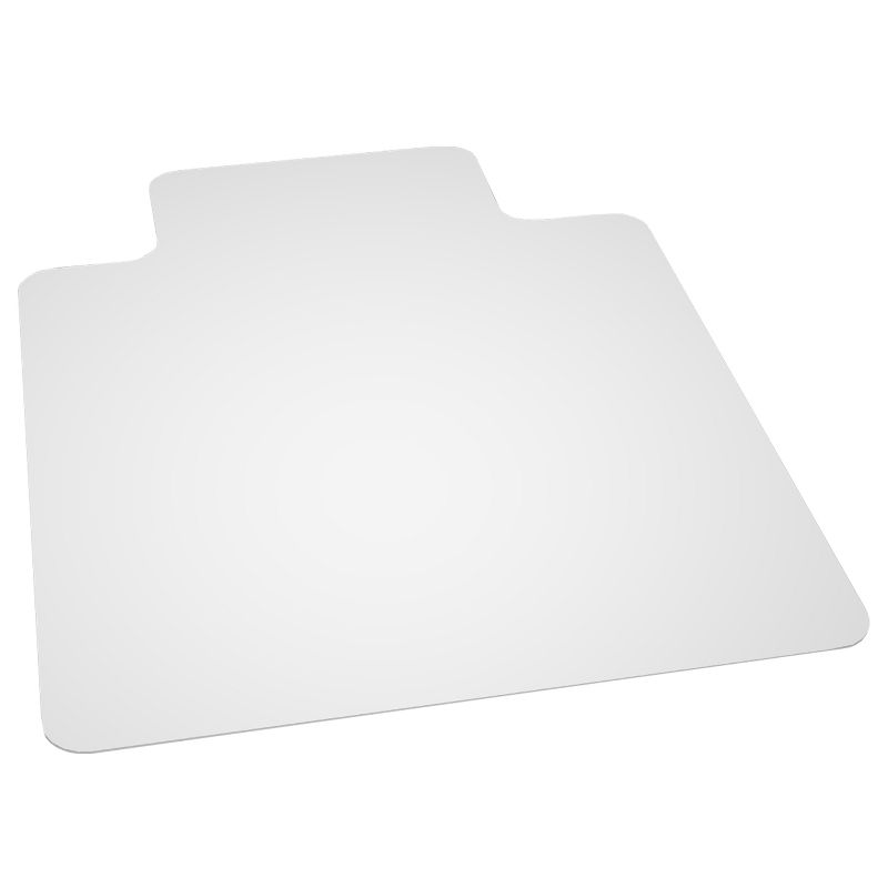3'x4' Rectangle With Lip Solid Office Chair Mat Clear - Emma and Oliver, 1 of 5