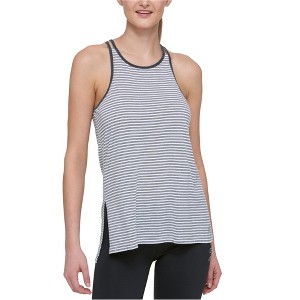 Tommy Hilfiger Womens Bream Double Tank Top, Grey, Large - 1 of 1