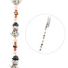Crystal Lane DIY 7" Lampwork Glass Designer Holiday Christmas Bead Strand Craft Embellishment Snowman Hugs - 3 of 4