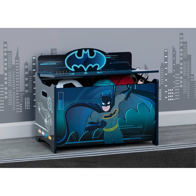 Delta Children Batman Deluxe Toy Box - Greenguard Gold Certified, 3 of 11
