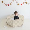 3 Sprouts Recycled Fabric Ball Pit - Checkerboard Beige - 2 of 4