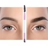 Unique Bargains Soft Double Heat Angled Eyebrow Brush Eyelash Extension Brush for Women Eye Makeup - 4 of 4
