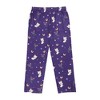 Sailor Moon Artemis & Luna All-Over Print Women's Purple Quick Turn Sleep Pajama Pants - 3 of 3