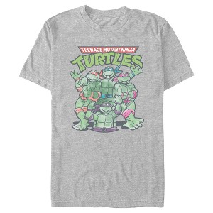 Men's Teenage Mutant Ninja Turtles Watercolor Group Shot T-Shirt - 1 of 4