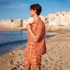 Men's Terracotta Vibes Tropical Shirt - Cupshe - 4 of 4