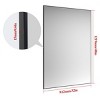 Oversized Rectangle Bathroom Mirror with Frame Decorative Large Wall Mirrors,Vertical or Horizontal Wall Mounted mirror with Aluminum-The Pop Home - image 4 of 4