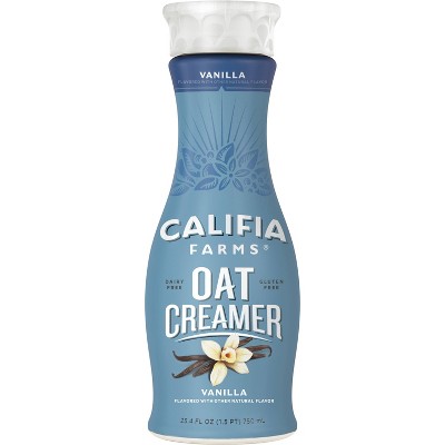 Califia Farms Vanilla Oat Milk Coffee Creamer - 25.4 fl oz