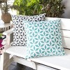 ChicFurnit Bed Pillows Crystal Burst Home Pillow Velvet Decor Pillow with Hidden Zipper Cotton Pillows for Living Room Decoration, Blue, 20"*1"*20" - 2 of 4