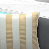 Outdoor Decor by Commonwealth Stripe Printed Outdoor Pillow Cover 18" x 18" Multi (Cover Only) - 3 of 4