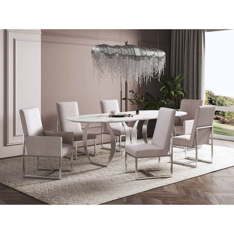 Set of 8 Element Dining Chairs - Manhattan Comfort, 3 of 12