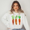 Simply Sage Market Women's Graphic Sweatshirt Sequins Carrots  - S - White - 2 of 3