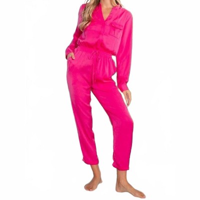 Women's Brenna Long Sleeve Jumpsuit - BiBi