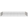 vidaXL Rabbit Hutch - 24-Panel Animal Enclosure, Excercise & Play Outdoor Cage, Galvanized Iron, Silver - 4 of 4