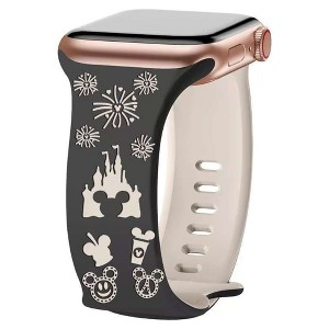 HTUTWOO Cartoon Embossed Band Compatible with Apple Watch Bands 40mm 38mm 44mm 45mm 41mm 42mm 49mm,for iWatch Series 10 9 8 7 6 5 4 3 2 1 Ultra - 1 of 4