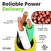 GEARit 10/3 Outdoor Extension Cord 100 Feet - SJTW - Weather Resistant - 10 Gauge 3 Prong, Yellow - 3 of 4