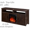Farmhouse TV Stand, TV Stand Fireplace, TV Stand For 65 Inch TV, With Open Shelves And Closed Cabinets-Cuddlewood - 4 of 4
