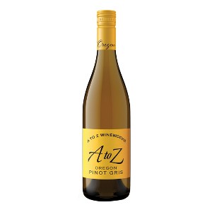 A To Z Pinot Gris White Wine - 750ml Bottle - 1 of 4