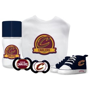 Baby Fanatic Officially Licensed 5 Piece Unisex Gift Set - NBA Cleveland Cavaliers - 1 of 3