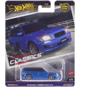 Subaru Forester STi Blue Metallic "Modern Classics" Series Diecast Model Car by Hot Wheels - 1 of 1