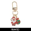 Unique Bargains Christmas Keychain Lobster Clasp Keychain Zinc Alloy 2.36" 1 Pc - 2 of 4