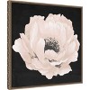 Amanti Art Pink Flower on Black II by Elizabeth Medley Canvas Wall Art Print Framed 22 x 22-in. - 3 of 4