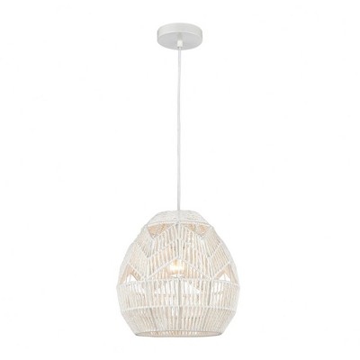 Elk Home Boho 1 - Light Pendant in  White