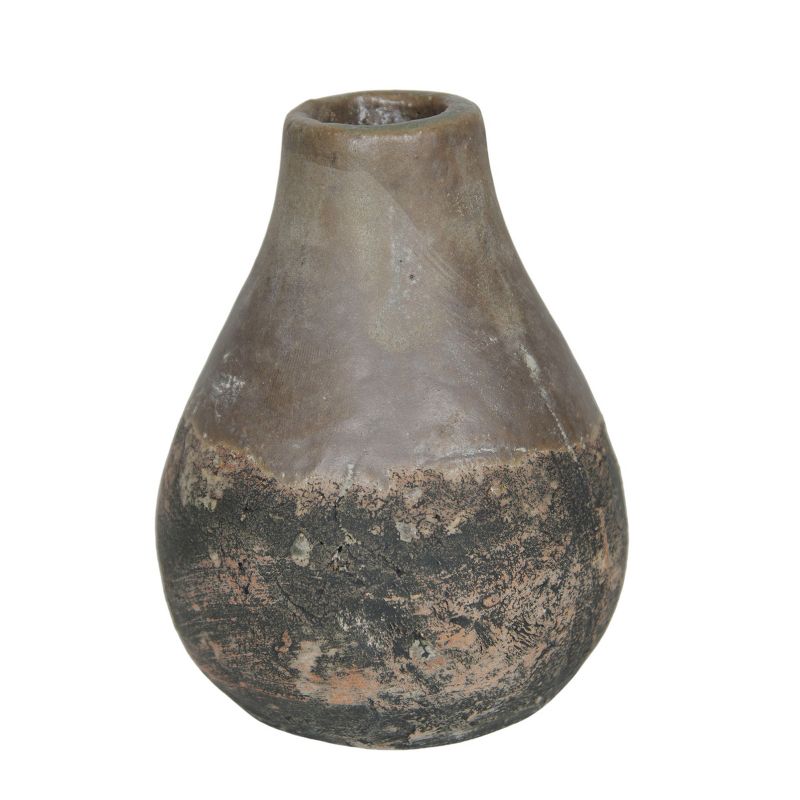 Gray Terracotta Bud Vase - Foreside Home & Garden, 1 of 8