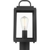 Progress Lighting Grandbury 1-Light Outdoor Post Light in Black with Clear Glass Panels and DURASHIELD Material - 3 of 4