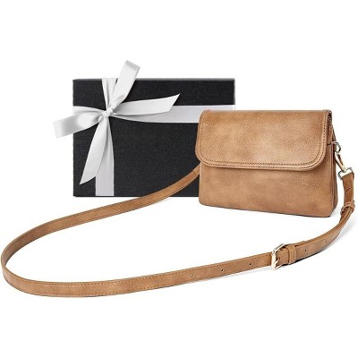 Small Crossbody Bags for Women, Vegan Leather Cell Phone Purse, Mini Travel Purse with Adjustable Strap