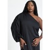 ELOQUII Women's Plus Size Gathered Sleeve Column Dress - image 4 of 4